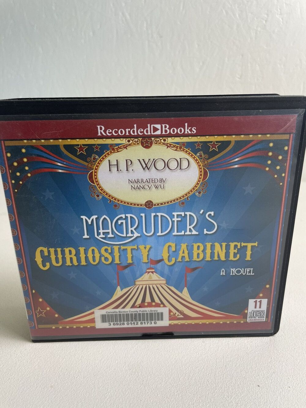 Magruder’s Curiosity Cabinet By H.P.Wood Audio Book Cd